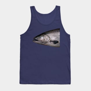 Chinook Salmon Head Photo Tank Top